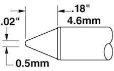 Solder Tip, Smart Heat PowerTips, STTC-111Metcal  